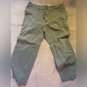 GAP green casual pants.